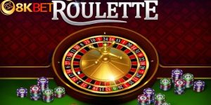 Thao tác chơi bài Roulette tại 8kbet